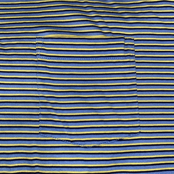 Ralph Lauren Polo Golf XXL Navy Pony Striped Collared Shirt - Picture 3 of 5